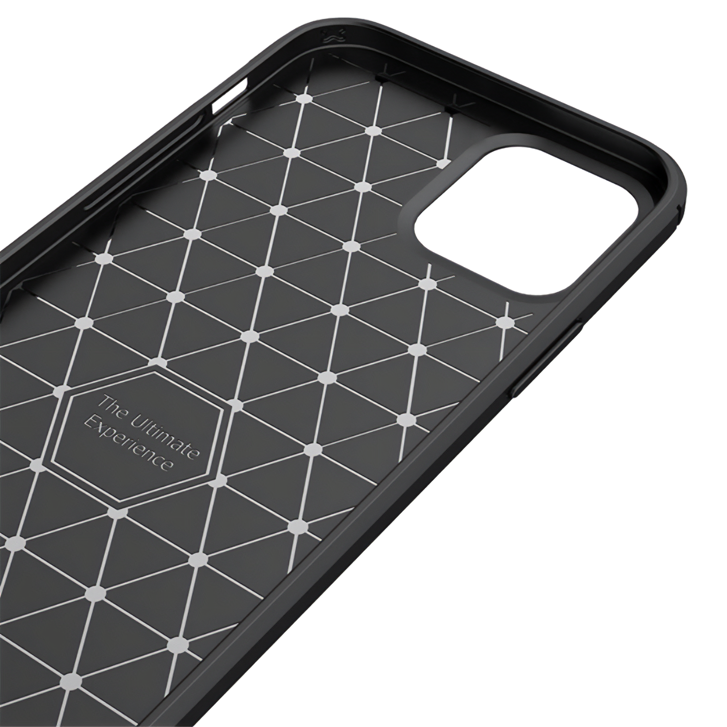Brushed carbon fiber hoesje iPhone 11 - Morgen in huis | Partly